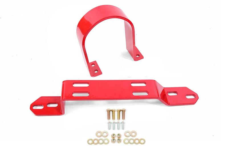 BMR Fabrication Driveshaft safety loop, front Red (1983-1987 G-Body) - DSL460R