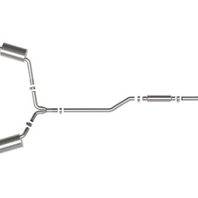AFE Takeda 2-1/2 IN to 2-1/4 IN 304 Stainless Steel Cat-Back Exhaust System Black Acura TSX 09-14 L4-2.4L - 49-36629-B