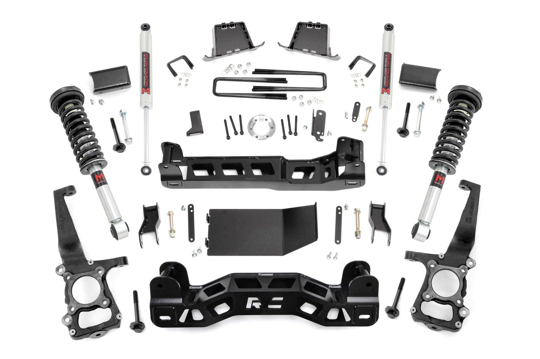 Rough Country 6 Inch Lift Kit M1 Struts/M1 Ford F-150 4WD (2009-2010) (2009-2010 F-150) - 59840