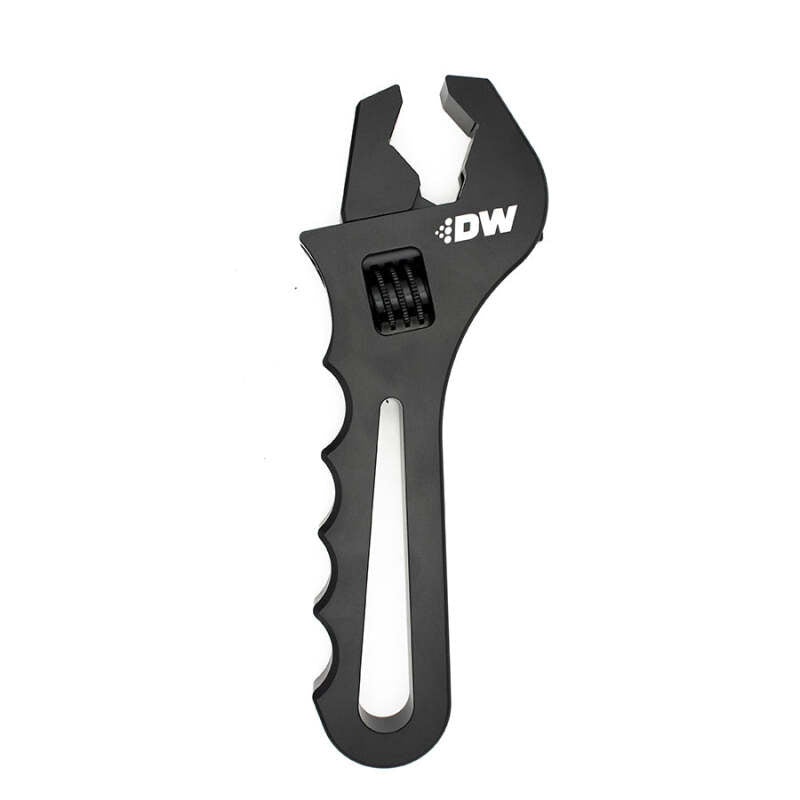 DeatschWerks Adjustable AN Hose End Wrench (black anodized) - 6-02-1006
