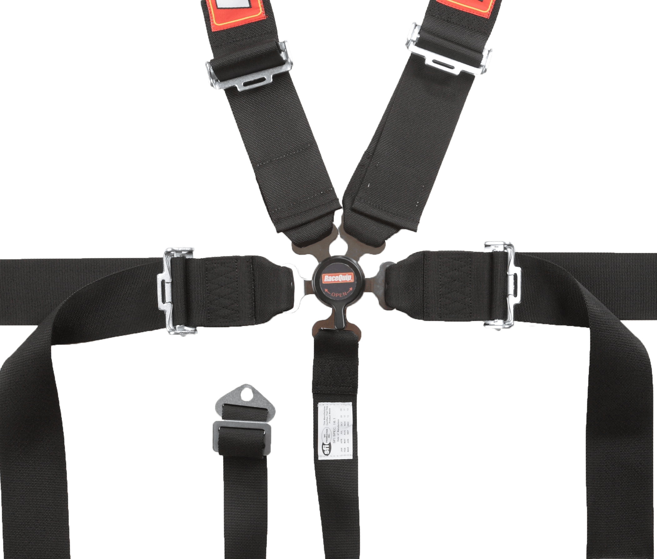Racequip Black SFI CAMLOCK 5pt PD Lap Seat Belt - 741001