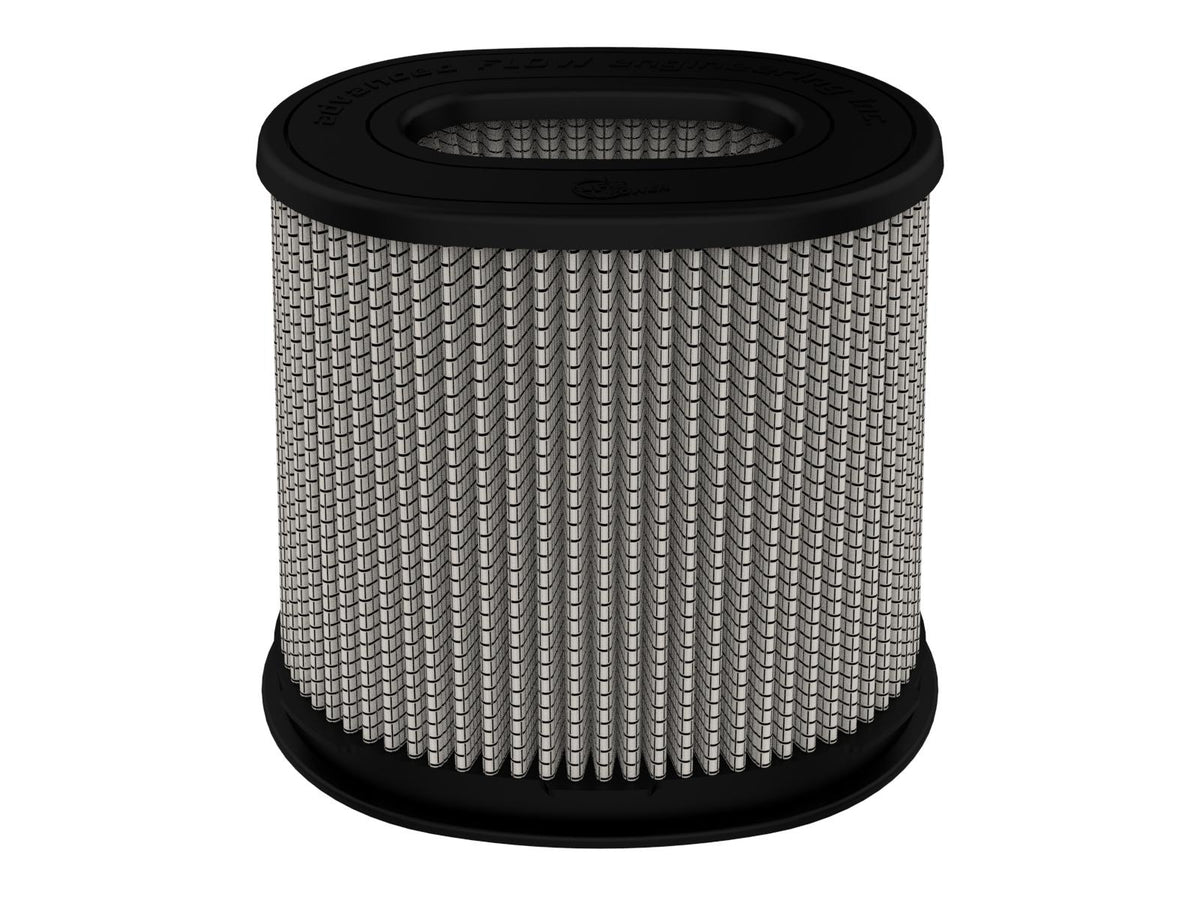 AFE Momentum Intake Replacement Air Filter w/ Pro DRY S Media ((6x4) IN F x (8-1/4x6-1/4) IN B x (7-1/4x5) IN T (Inverted) x 7-1/2 IN H) - 21-91156