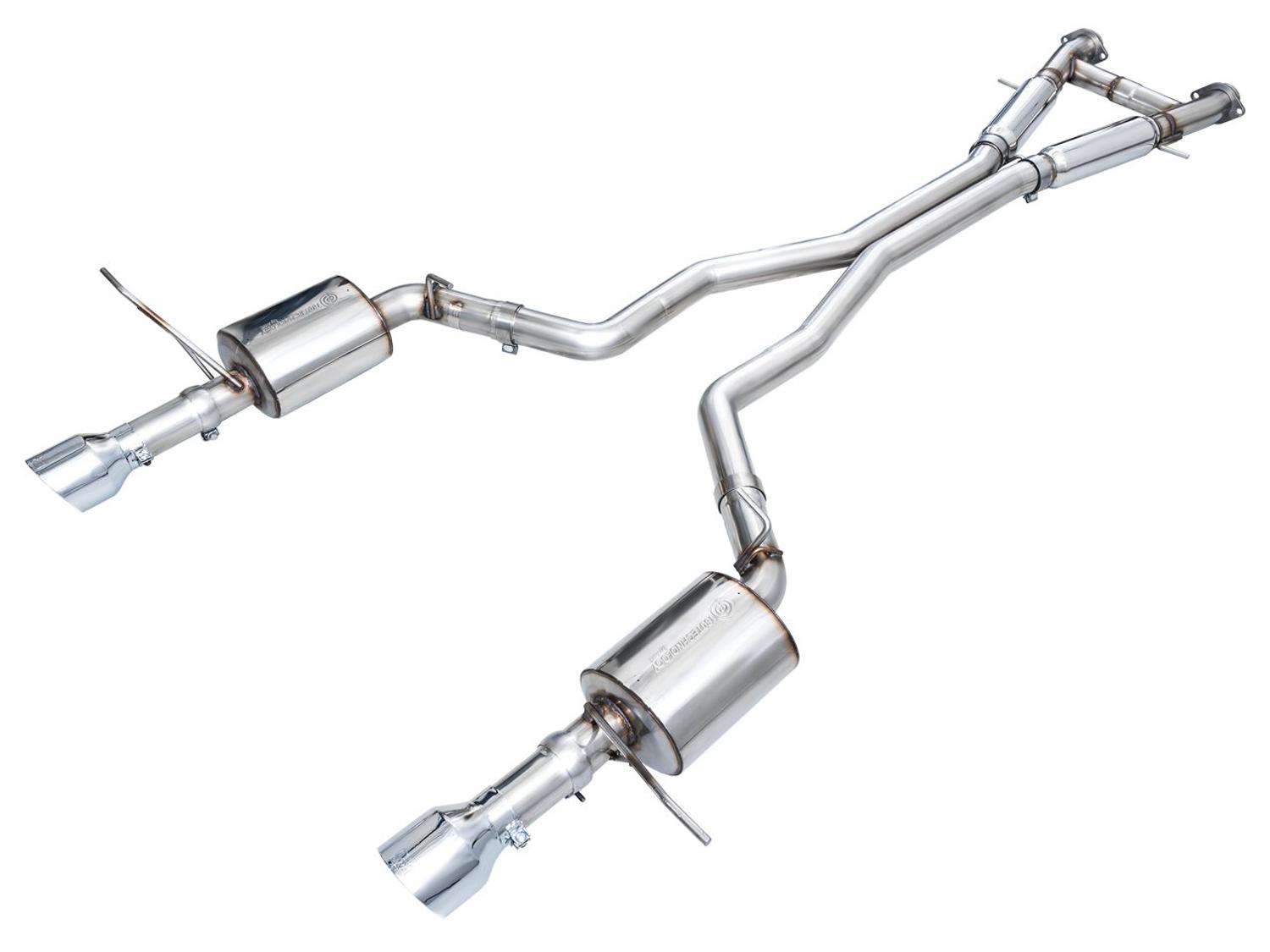 AWE Touring Edition Exhaust - Chrome Silver Tips (2018-2023 Dodge Durango 6.4L / 6.2L SC) - 3015-32952