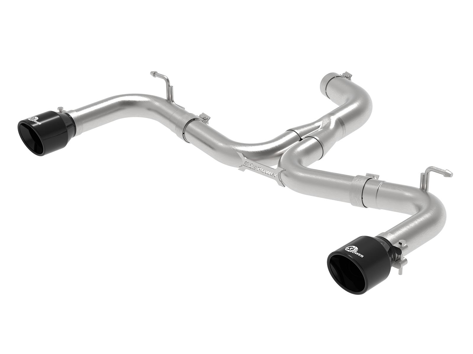 AFE Axle-Back Exhaust System (2015-2017 Volkswagen GTI L4-2.0L (t)) - 49-36417-B