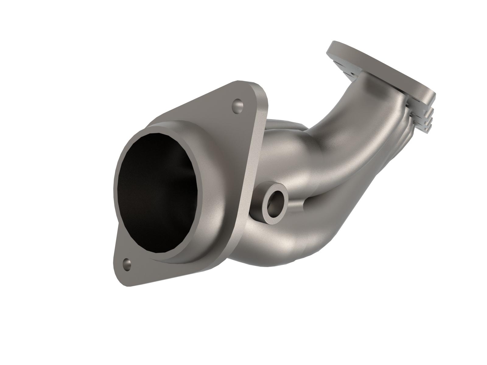 AFE Twisted Steel 1-7/8 IN to 2-3/4 IN 304 Stainless Headers w/ Titanium Coat Finish (Jeep Grand Cherokee Trackhawk (WK2) 18-21/Dodge Durango SRT Hellcat 21-24 V8-6.2L (sc)) - 48-38032-T