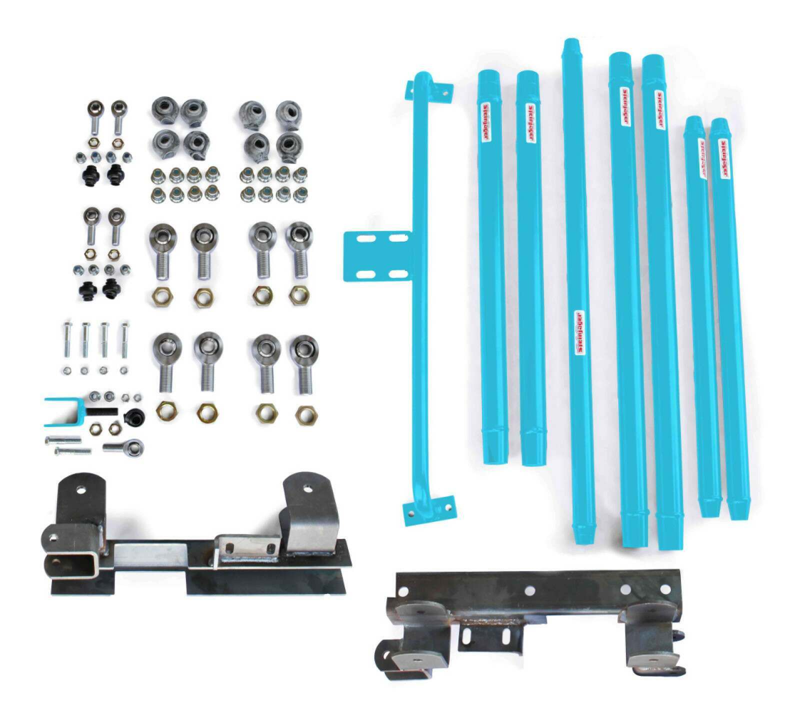 Steinjager Suspensions Wrangler TJ 1997-2006 Long Arm Travel Kit DOM Tubing, Manual Transmission Playboy Blue - J0046016