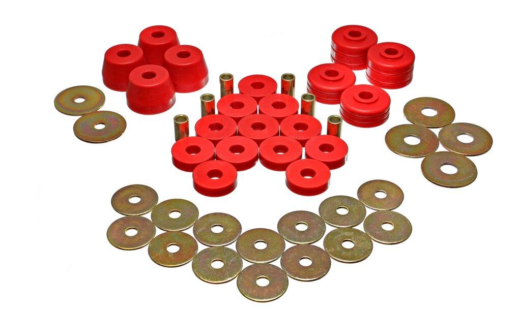 ENERGY SUSPENSION Body Mount Bushing Sets (1974-1993 Ramcharger) - 5.4102R