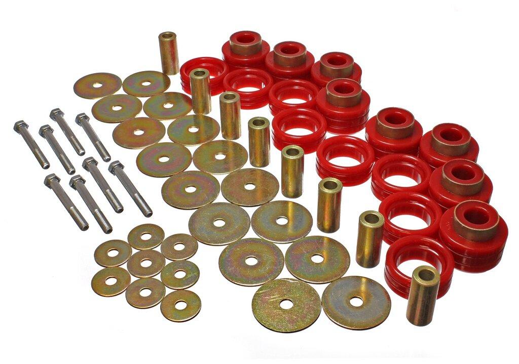 ENERGY SUSPENSION Body Mount Set Inc. Hardware (1995-2002 Ram 1500, Ram 2500) - 5.4112R