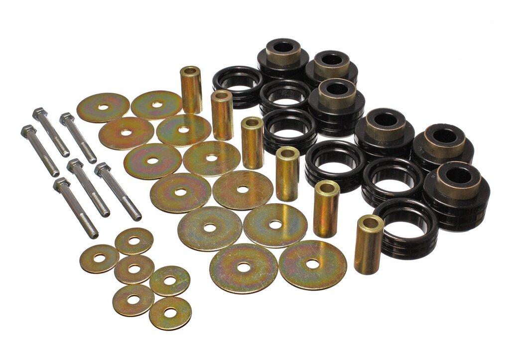 ENERGY SUSPENSION Body Mount Set Inc. Hardware (1994-2002 Ram 1500, Ram 3500, Ram 2500) - 5.4113G
