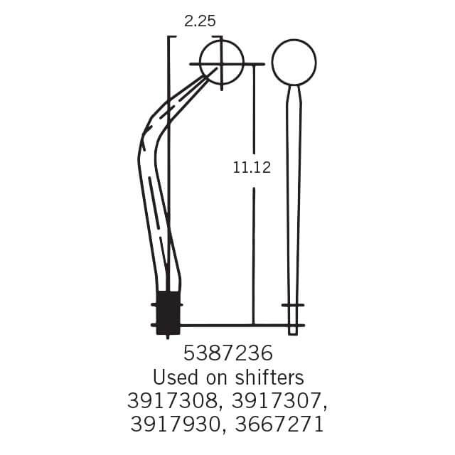 HURST Gear Shift Lever Stick - 5387236