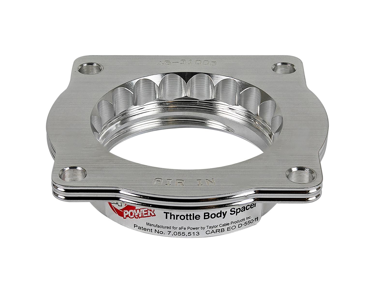 AFE Silver Bullet Throttle Body Spacer Kit (2004-2010 X5, X5, 545i, 645Ci, 645Ci, 750Li, 750i, 550i, 650i, 650i) - 46-31006