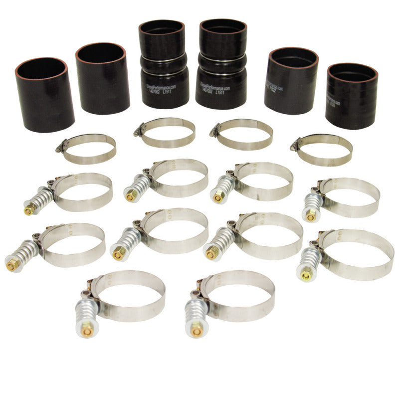 BD Diesel Bd 7.3L Powerstroke Intercooler Hose & Clamp Kit Ford 1999.5-2003 - 1047030
