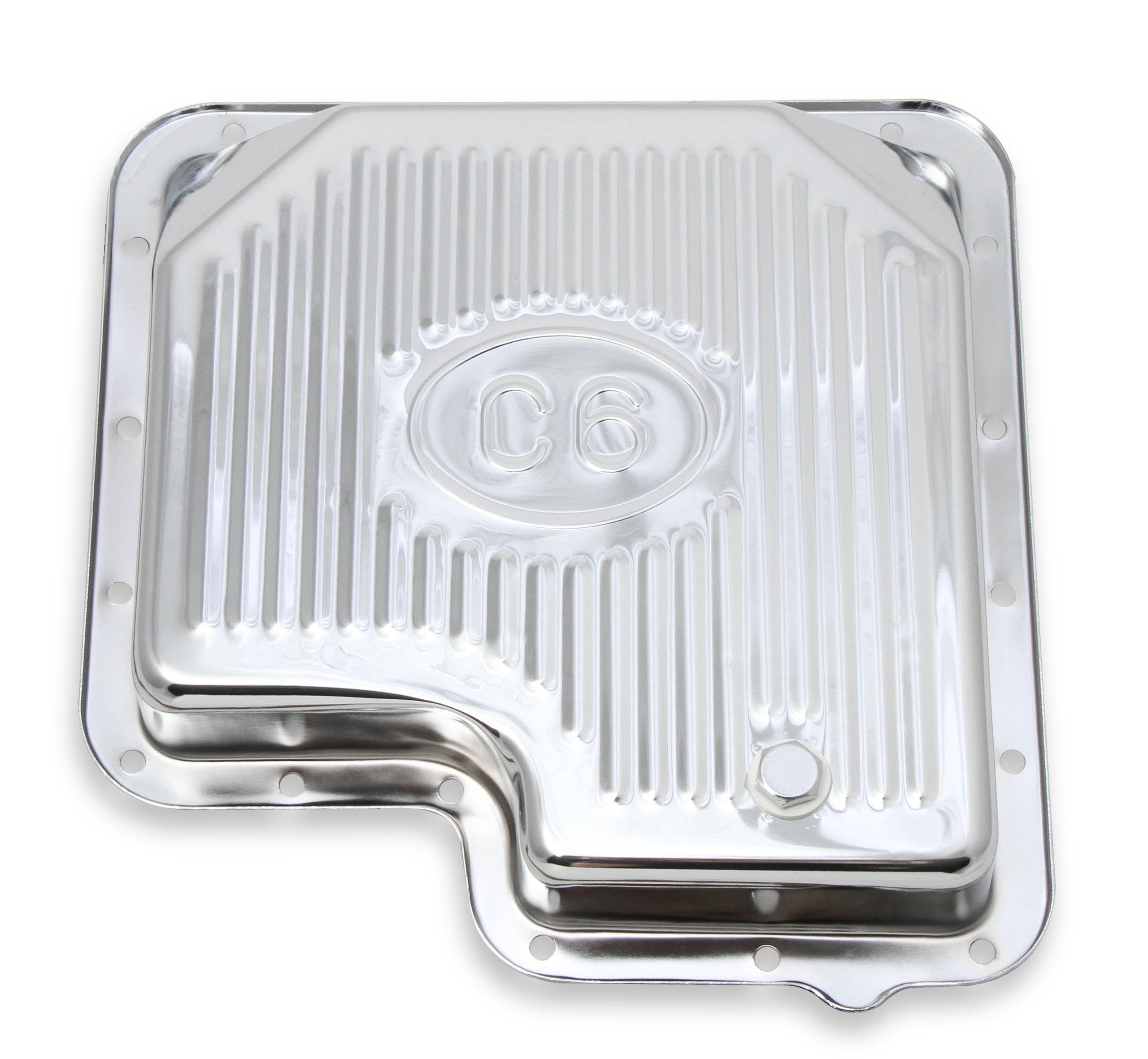 Mr. Gasket 9756CMRG Trans Pan Ford C6 Chrome