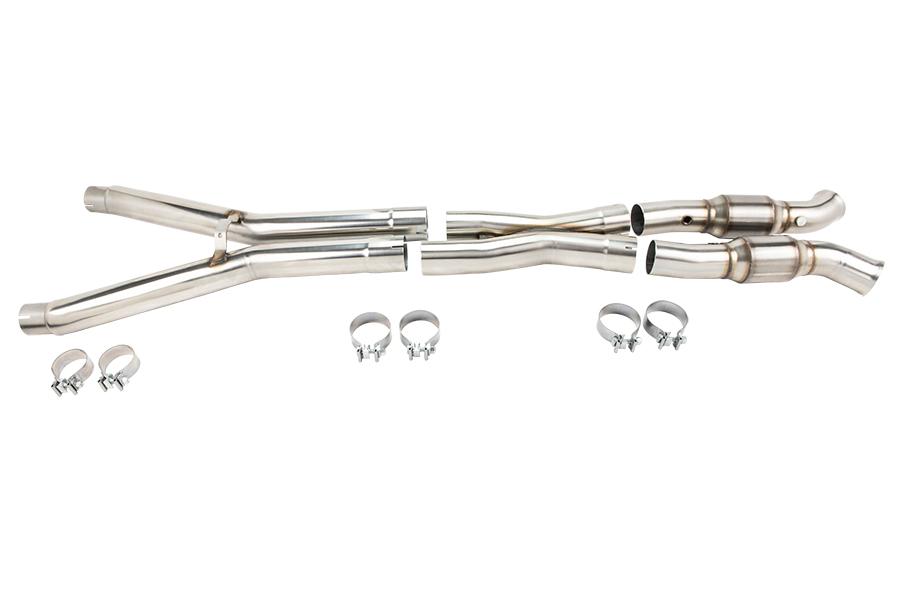 Kooks 3" SS Catted X-Pipe. 2009-2013 Corvette 6.2L. Connects to OEM. - 21603211