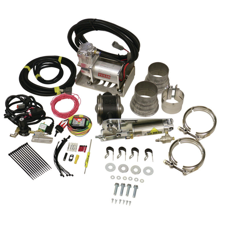 BD Diesel Exhaust Brake - Universal 3.5-Inch C/W Air Compressor - 1028135