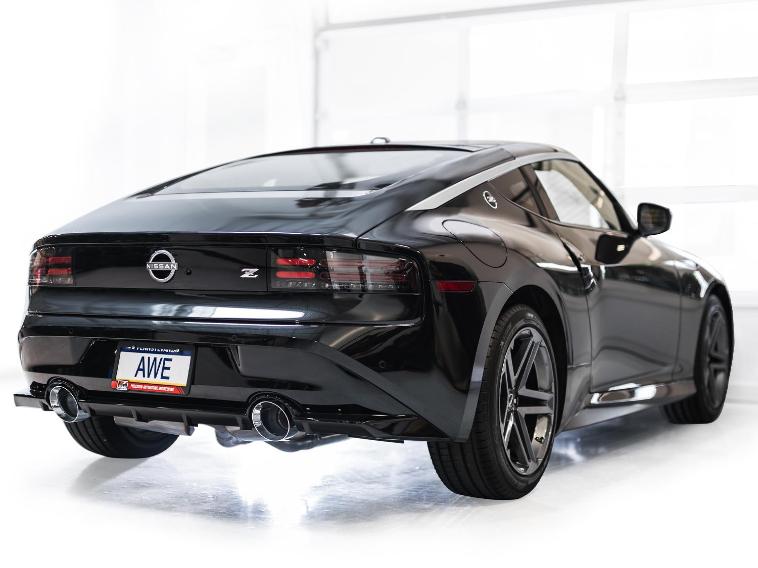 AWE Touring Edition for Nissan Z - Chrome Tips - 3015-32400