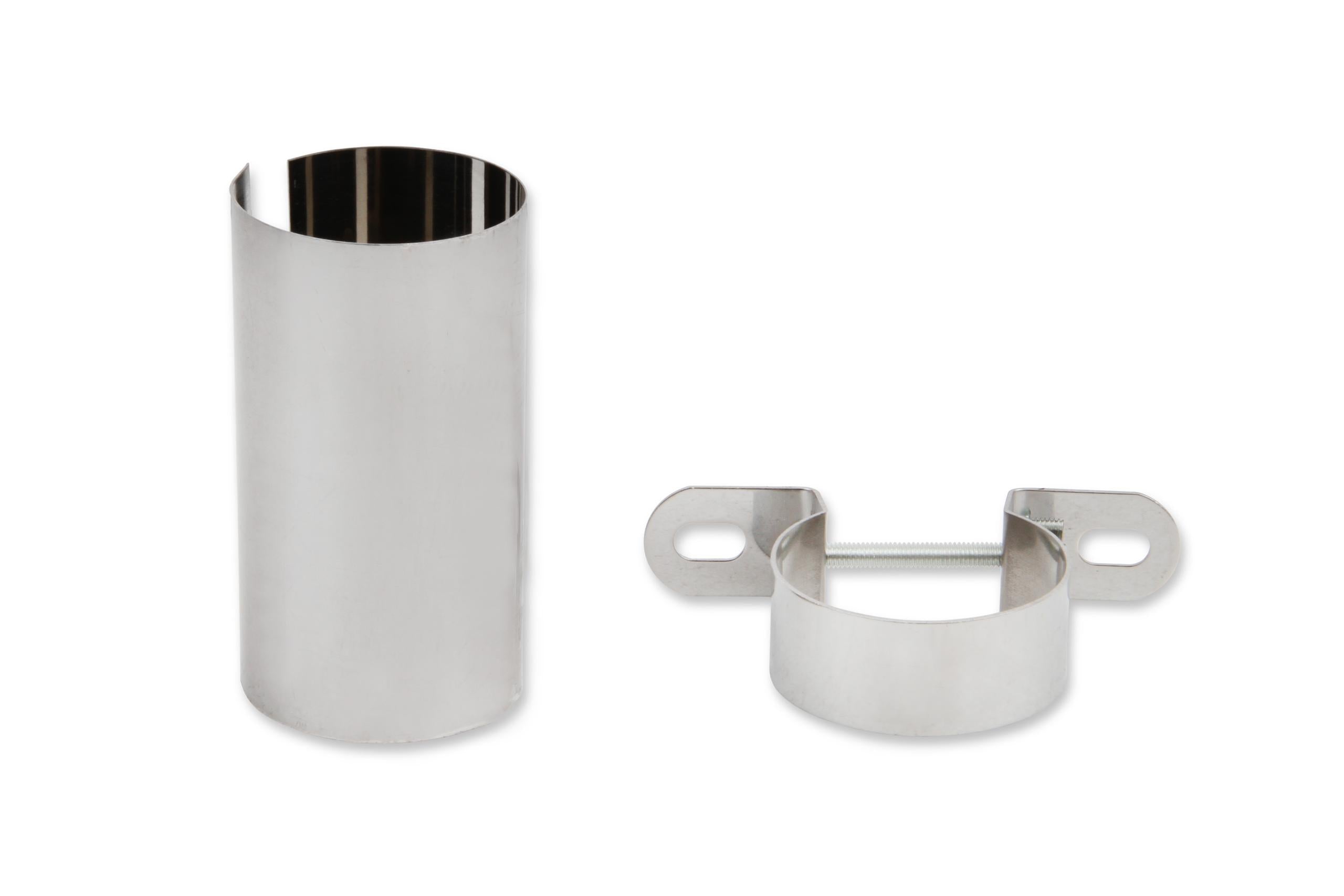 Mr. Gasket Chrome Coil Holder Bracket with Bolt - Horizontal Mount.  - 9777