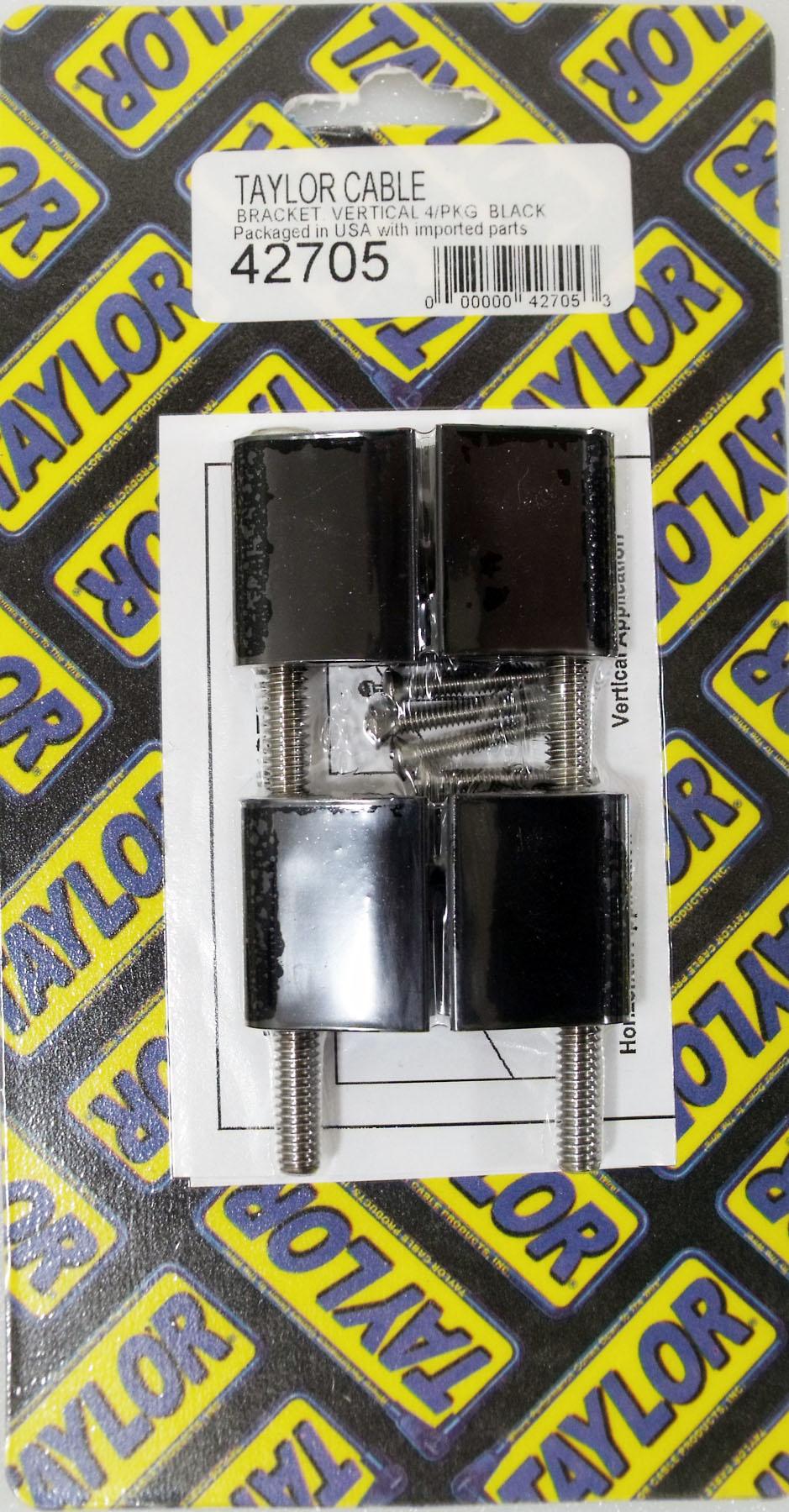 TAYLOR CABLE Bracket, vertical black - 42705