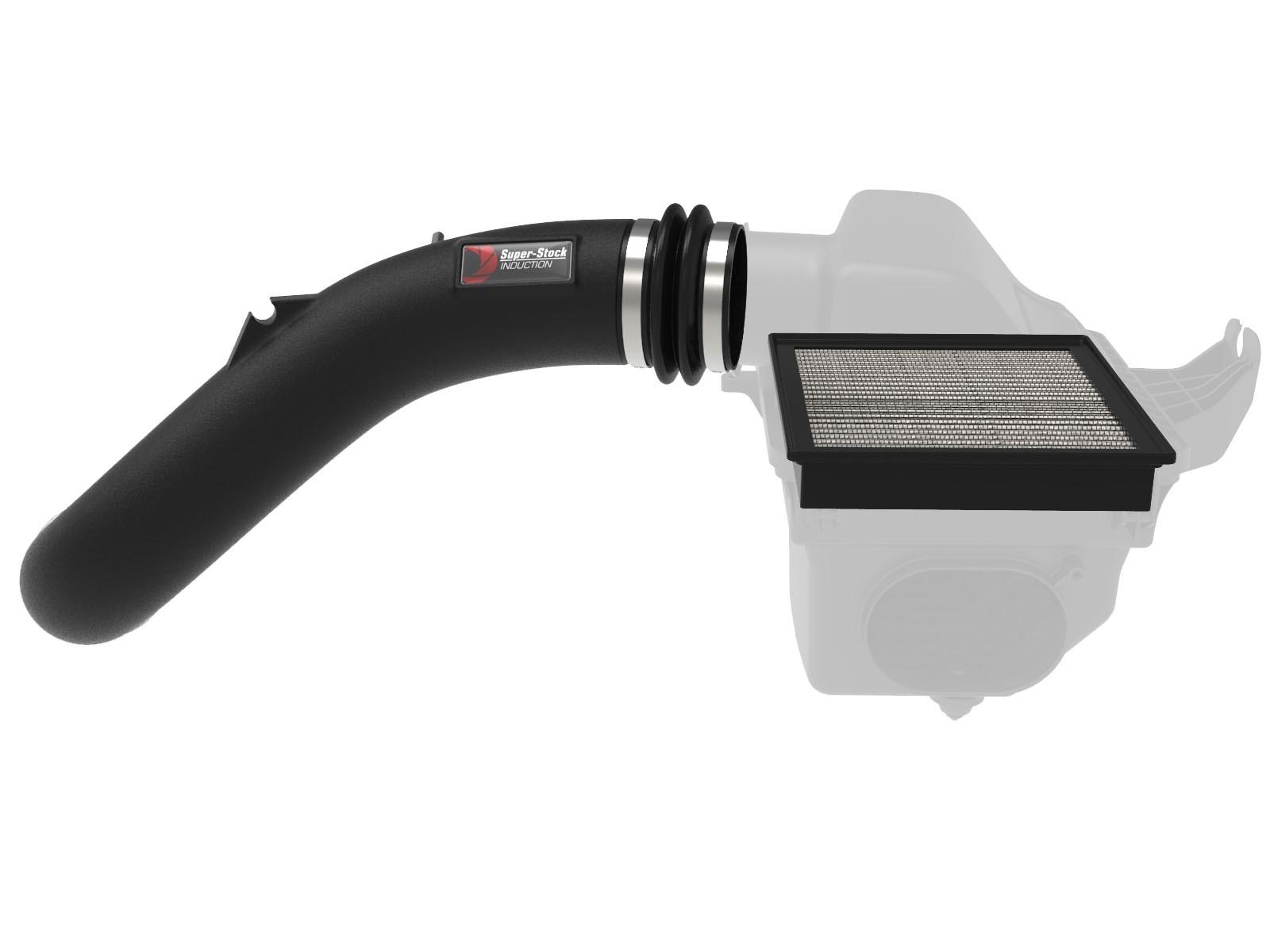 AFE Super Stock Induction System w/ Pro DRY S Filter (2015-2020 F-150) - 55-10011D
