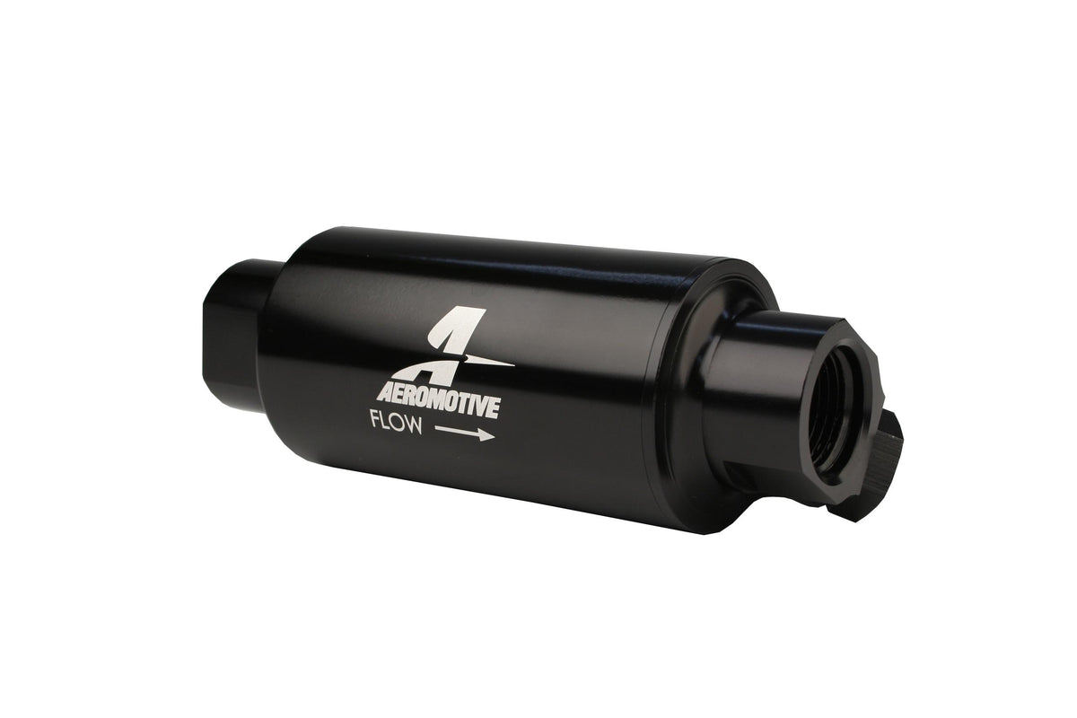 Aeromotive Dual Outlet Oil/Fuel Filter, Orb-10 - 12333