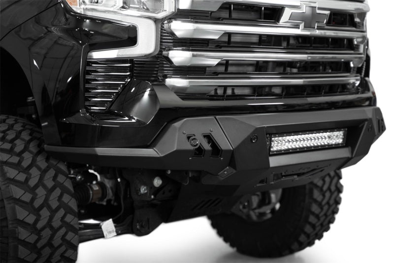 Addictive Desert Designs 2022-2025 Chevrolet Silverado 1500 Black Label Front Bumper - F140300010103