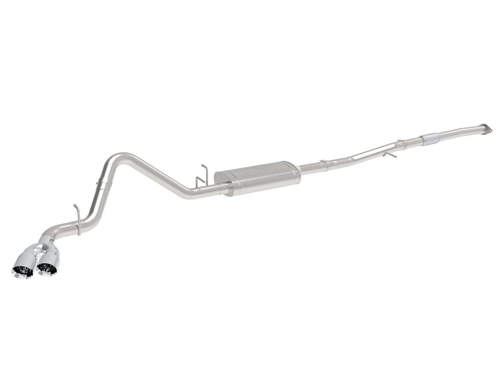AFE Cat-Back Exhaust System (2019-2020 GM Trucks L4-2.7L (t)) - 49-34109-P