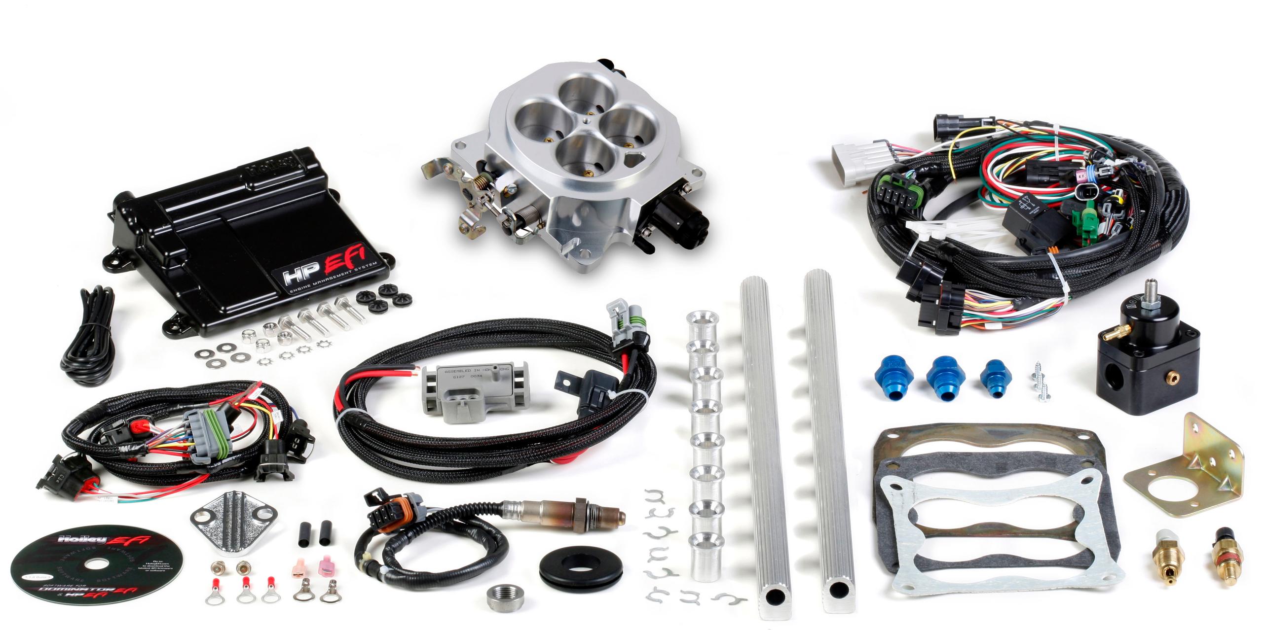Holley Efi 550-500 Hp Universal Retrofit Kit For 4150 Intakes