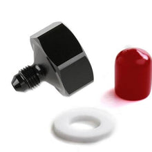 NOS  Black T7075 aluminum 4AN-660 Bottle Nut Adapter. - 16221NOS