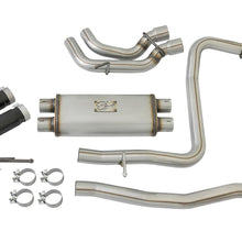 AFE Rebel Series 2-1/2" Cat-Back Exhaust System w/ Black Tip (2017-2021 Titan) - 49-46126-B