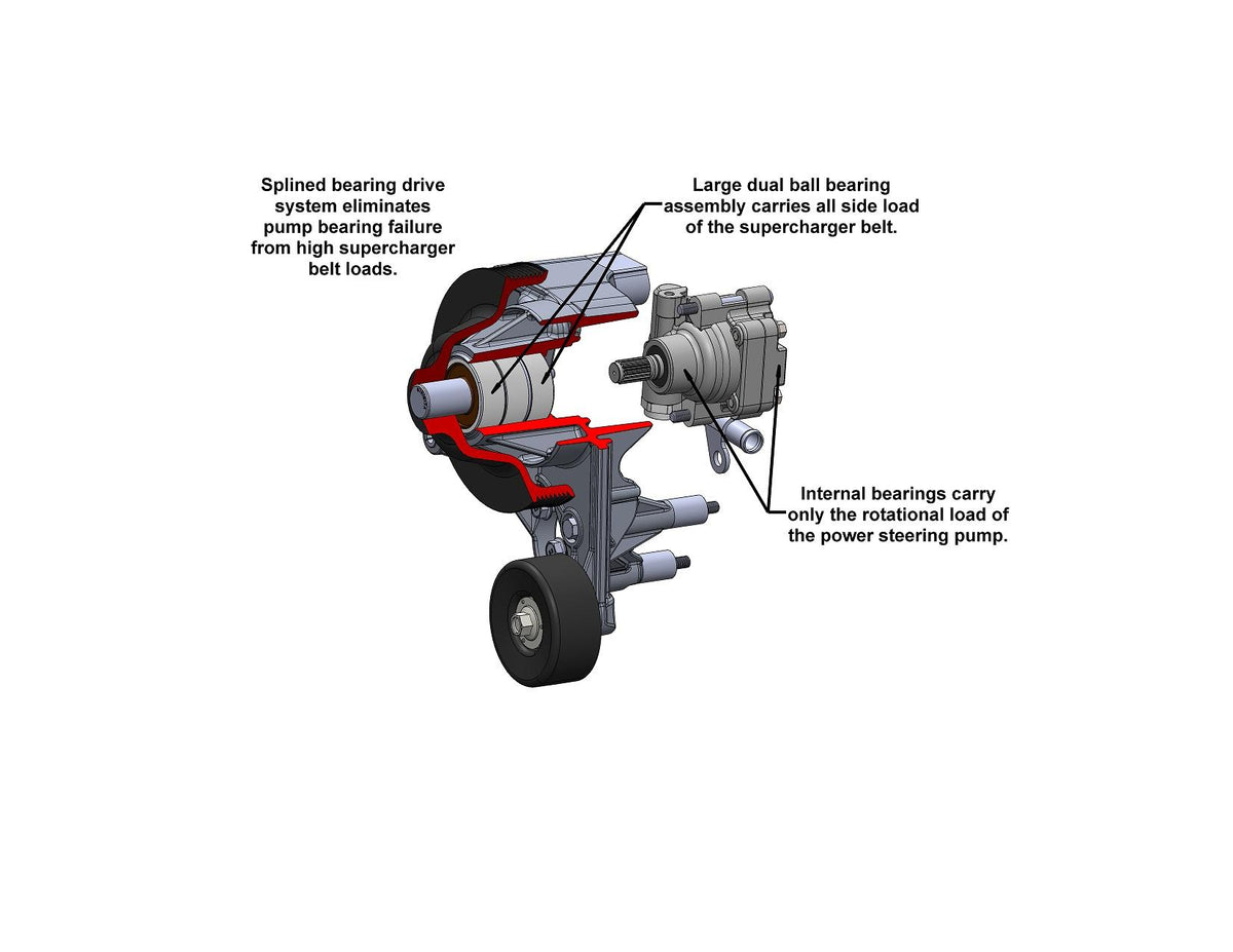 Holley Power Steering Add-on System for LT5.  - 20-233