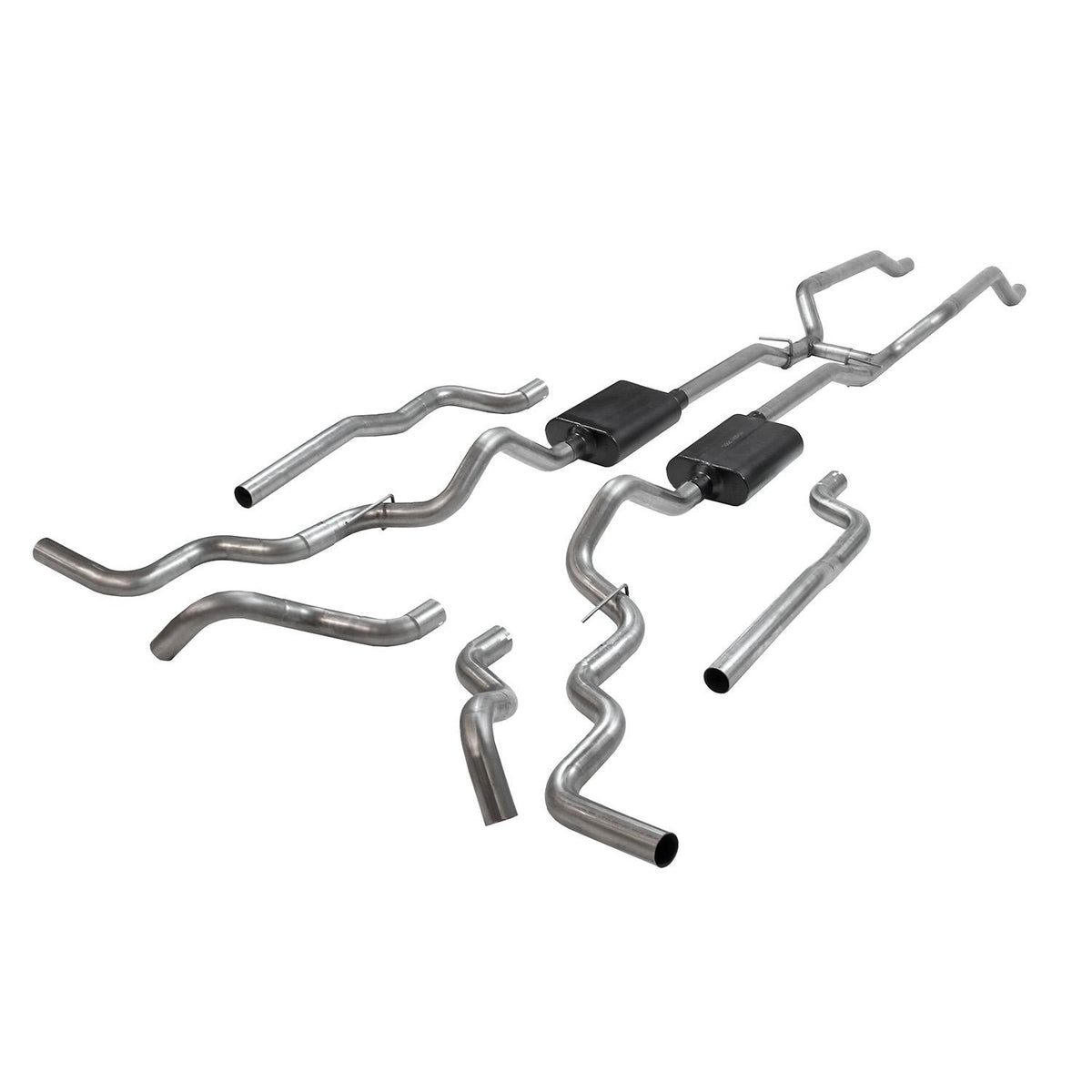 Flowmaster American Thunder Crossmember-Back Exhaust System (1967-1972 K10, K15, K1500, K20, K25/2500 4WD Trucks with V8) - 817940