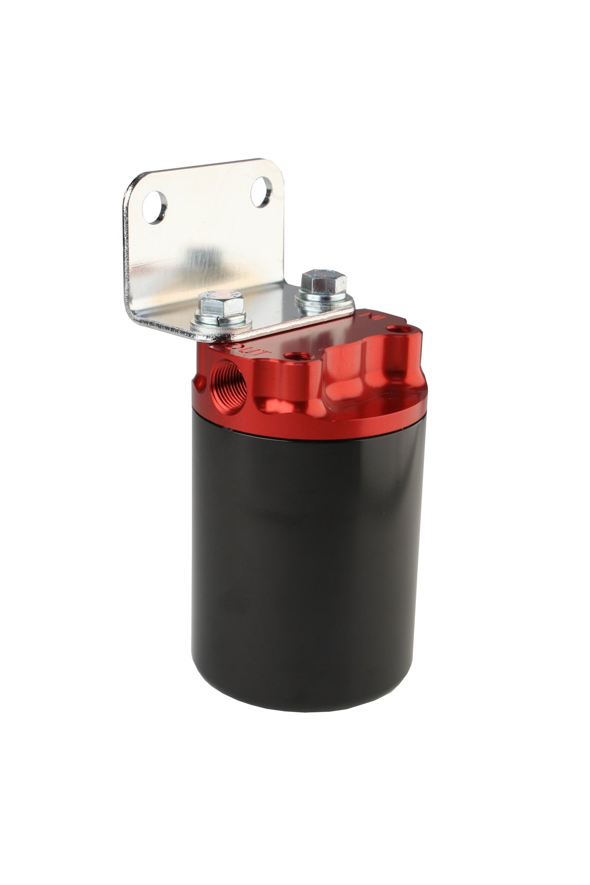 Aeromotive 10 Micron, Red/Black Canister Fuel Filter - 12317