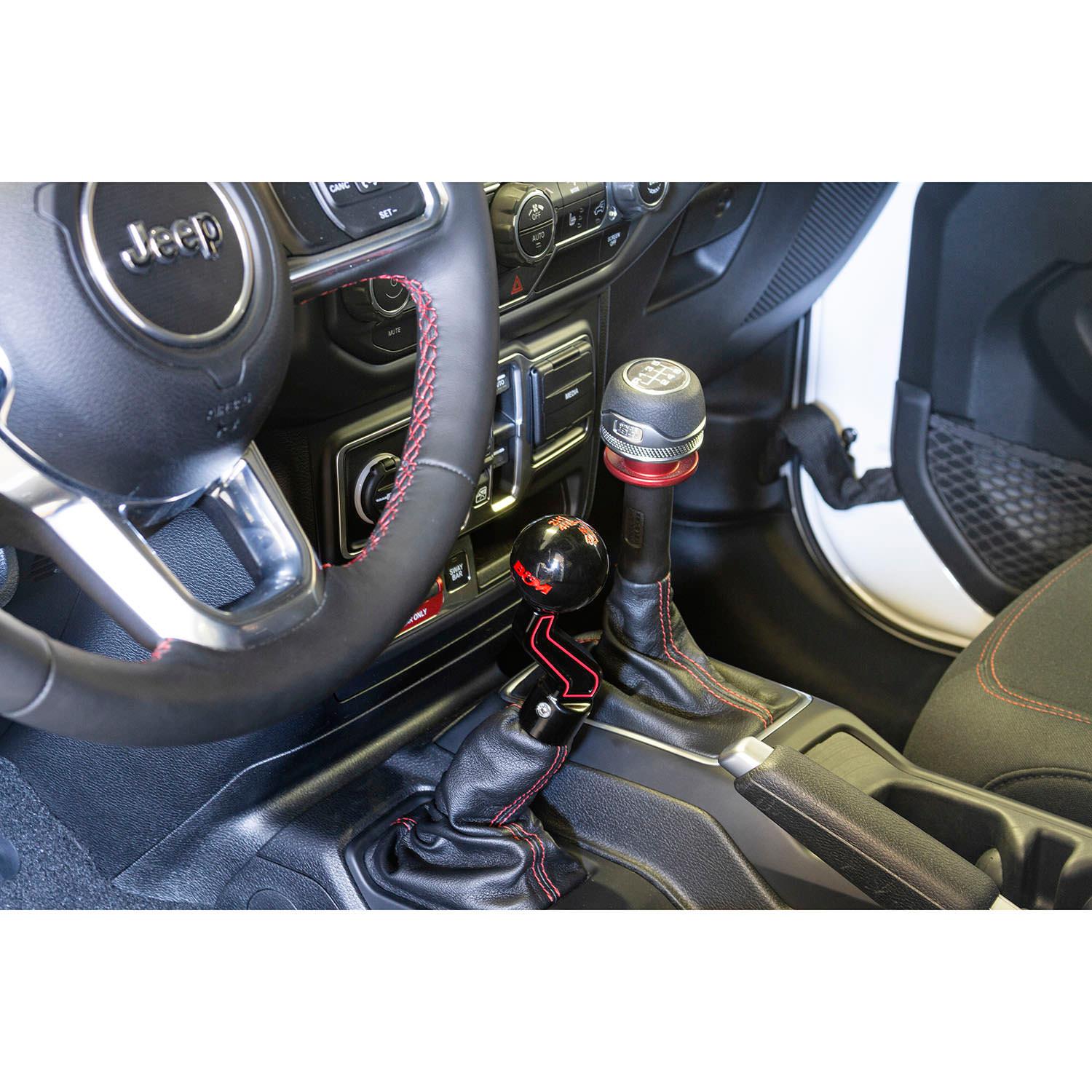 B&M 81173 2015-2019 Wrangler Jl, Extended Transfer Case Handle/Stick