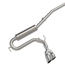 AFE Rebel Series 2-1/2 IN 304 Stainless Steel Cat-Back Exhaust System w/ Polished Tip Ford Maverick 22-23 L4-2.0L (t) - 49-33144-P