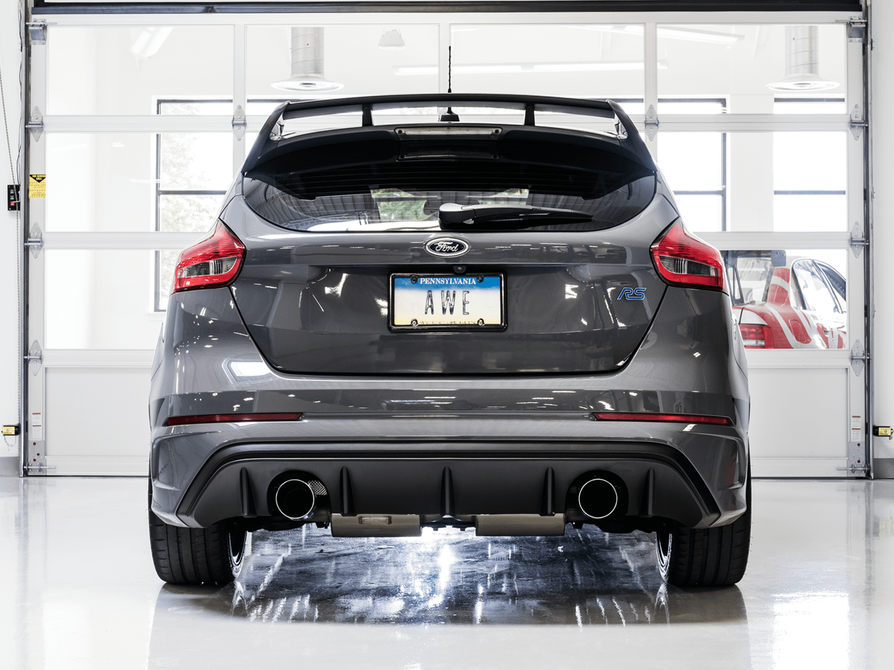 AWE 3020-32030 2016-2018 Focus RS Track Edition Catback Exhaust with Chrome Tips