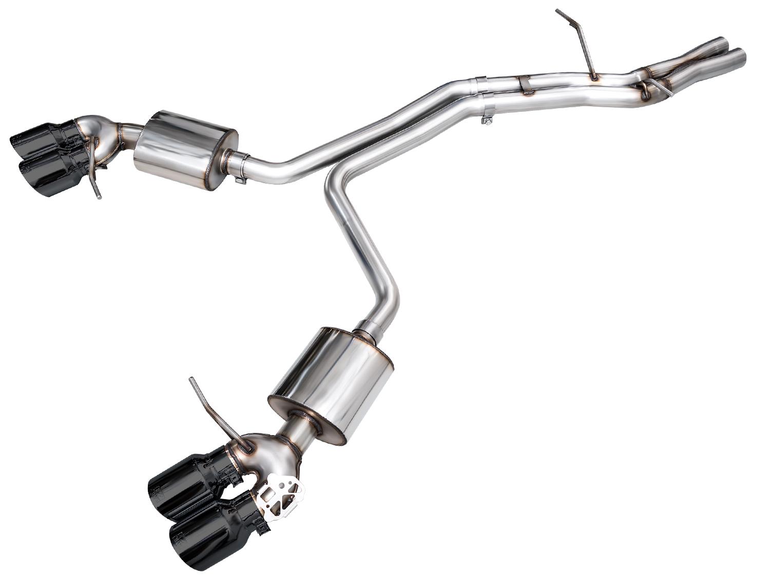 AWE Touring Edition Exhaust for '19-'21 Porsche Macan 3.0T/2.9TT - Diamond Black - 3015-43951
