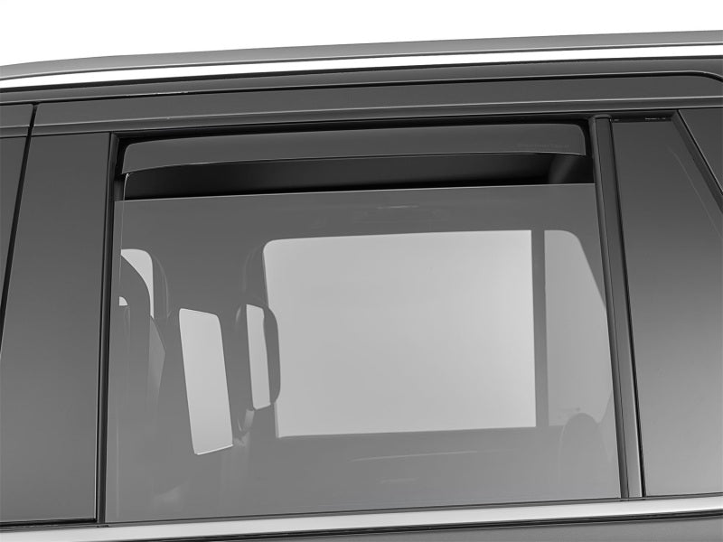 WeatherTech 21-26 Cadillac Escalade Rear Rear Side Window Deflectors-Dark Tint