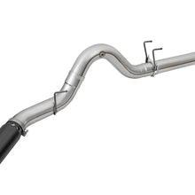 AFE ATLAS 5 IN Aluminized Steel DPF-Back Exhaust System w/Black Tip (2017-2021 F-250 Super Duty, F-350 Super Duty) - 49-03090-B