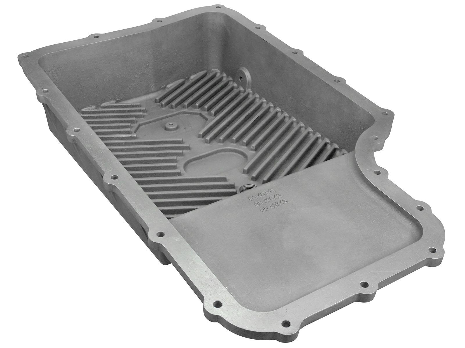 aFe POWER Transmission Pan Raw w/ Machined Fins (2011-2021 F-250 Super Duty, F-250 Super Duty, F-350 Super Duty, F-350 Super Duty) - 46-70180