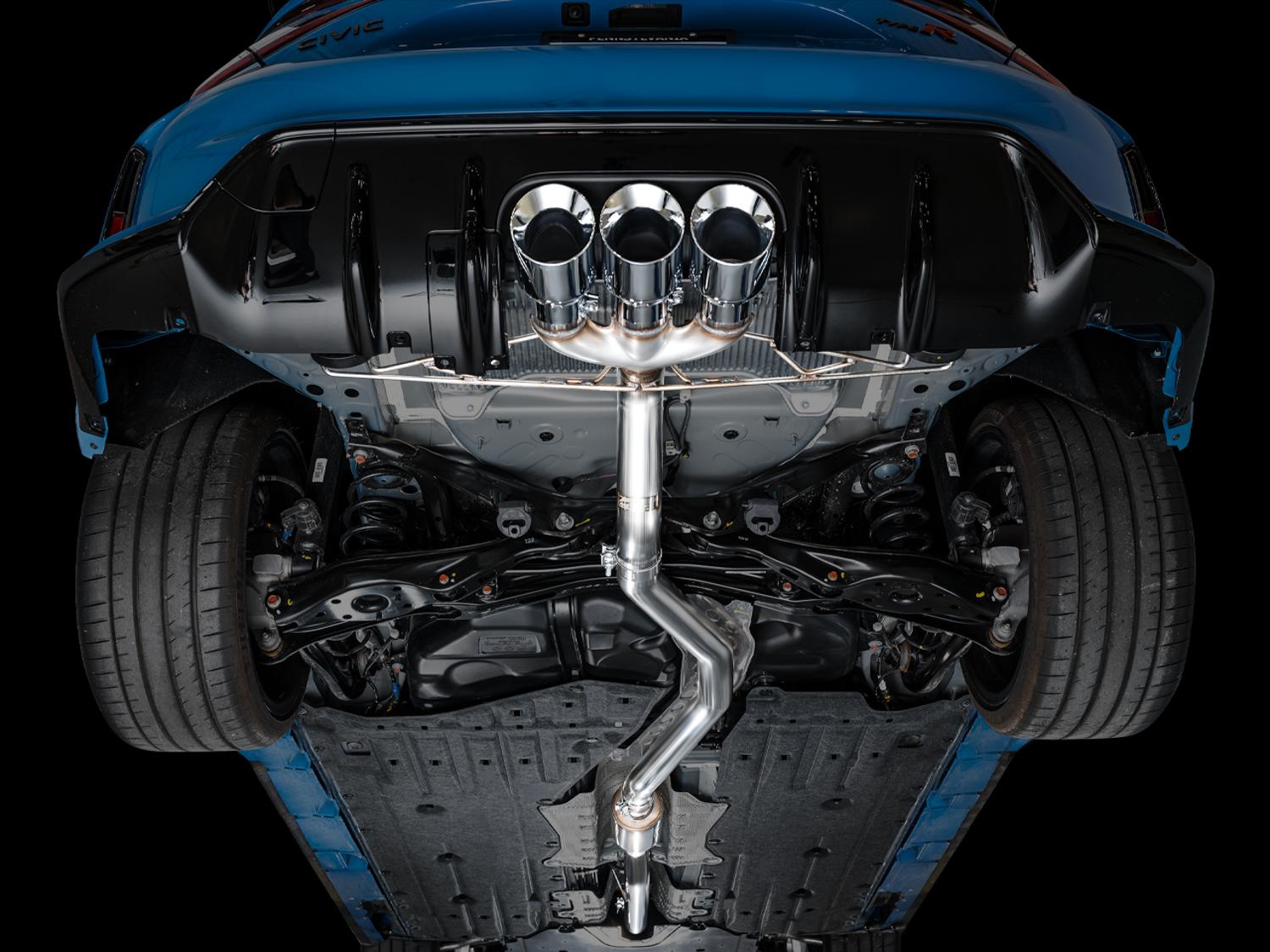 AWE Track Edition for FL5 CTR - Triple Chrome Tips - 3020-52287