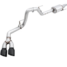 AWE 0FG Single Exit Exhaust for '15-'20 F-150 - 4.5" Diamond Black Tips - 3015-23058