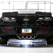 AWE Touring Edition Axleback Exhaust for C7 Corvette Stingray / Z51 / Grand Sport / Z06 / ZR1 -- Chrome Silver Tips (includes AWE AFM valve simulators) - 3015-42133