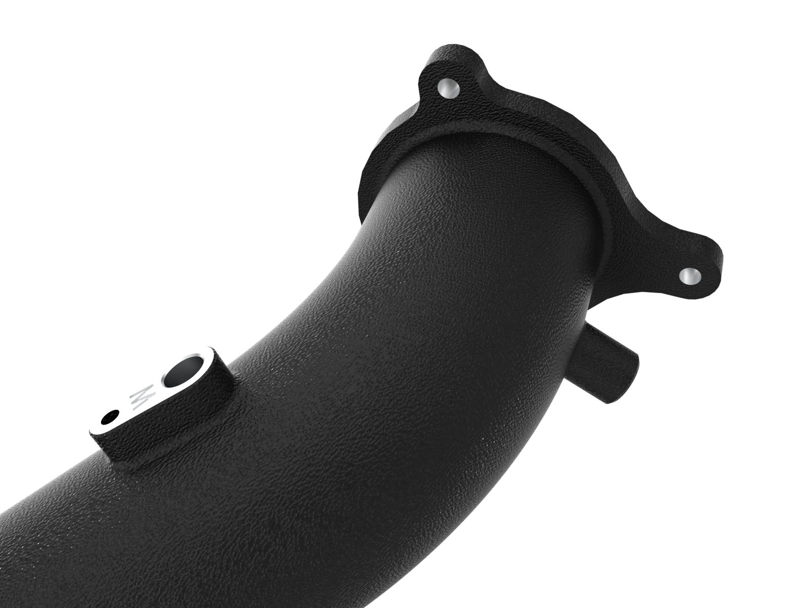 AFE BladeRunner 2-3/4 IN Aluminum Hot-Side Charge Pipe Black (2021-2021 GR Supra) - 46-20488-B