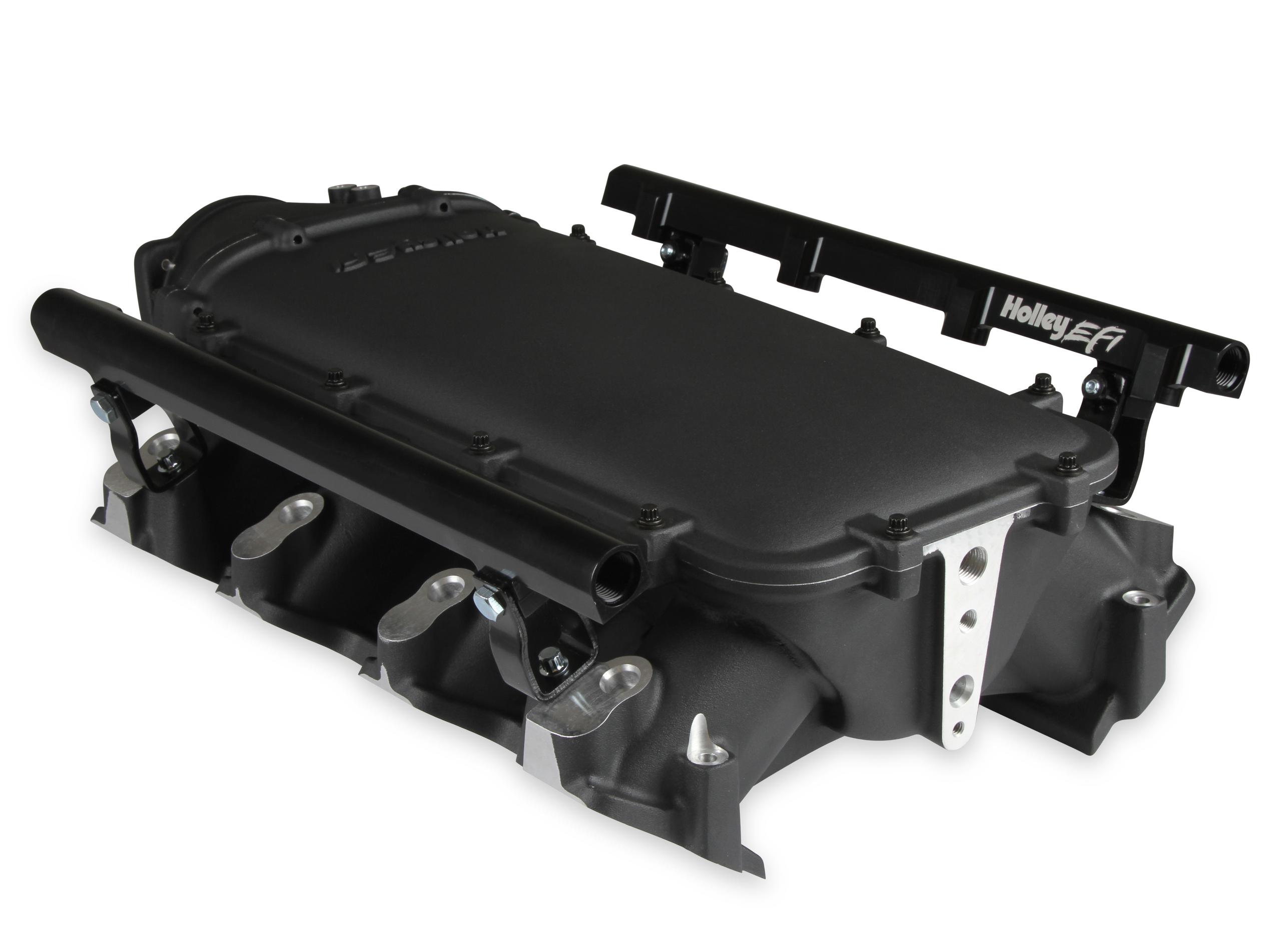 Holley EFI Ultra Lo-Ram Intake Manifold Kit - 300-680BK
