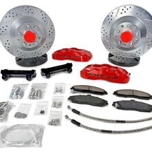 Baer 13" Pro Front Brake Kit, Hugger Orange, SDZ (1964-1974 Buick, Chevrolet, Oldsmobile, Pontiac Fitments) - 4301683HO
