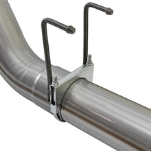 AFE Large Bore-HD 5 IN 409 Stainless Steel DPF-Back Exhaust System w/Black Tip (2017-2021 F-250 Super Duty, F-350 Super Duty) - 49-43090-B