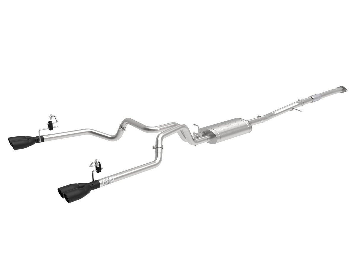 AFE Cat-Back Exhaust System (2019-2019 GM Trucks L4-2.7L (t)) - 49-34110-B