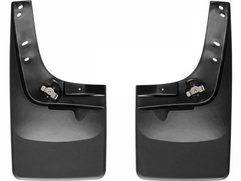 WeatherTech 11+ Ford Super Duty No Drill Mudflaps - Black