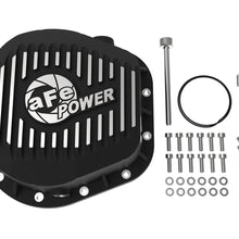 AFE Pro Series Differential Cover Black w/ Machined Fins (10.25/10.50-12 Bolt Axle) - 46-70022