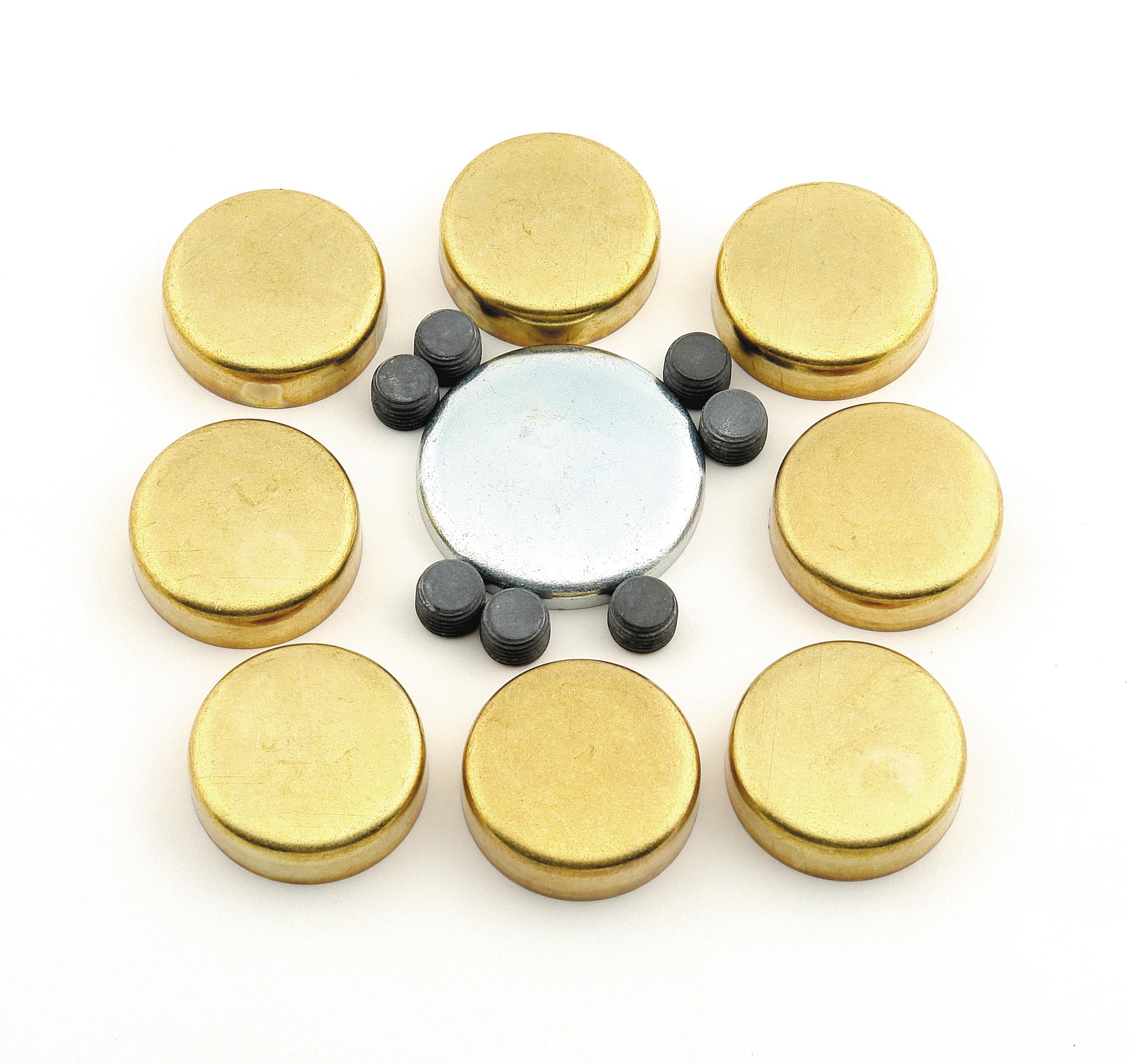Mr. Gasket Brass Freeze Plug Kit.  - 6482